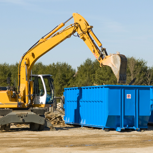 are there any restrictions on where a residential dumpster can be placed in Shelby County